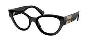 Miu Miu MU 01VV Black Eyeglasses