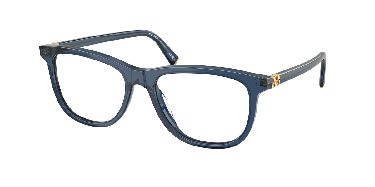Miu Miu MU 01WV Blue Transparent Eyeglasses