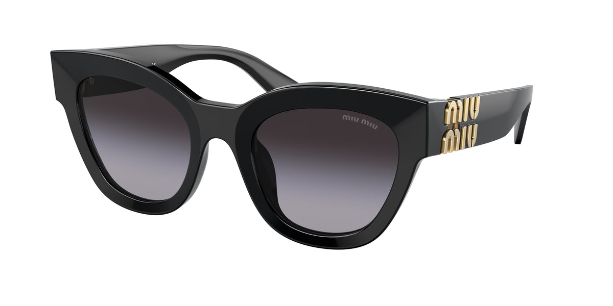 Miu Miu MU 01YSF Black Sunglasses