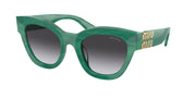 Miu Miu MU 01YS Green Sunglasses