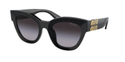 Miu Miu MU 01YS Black Sunglasses