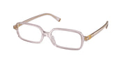Miu Miu MU 01YVF Mauve Transparent Eyeglasses