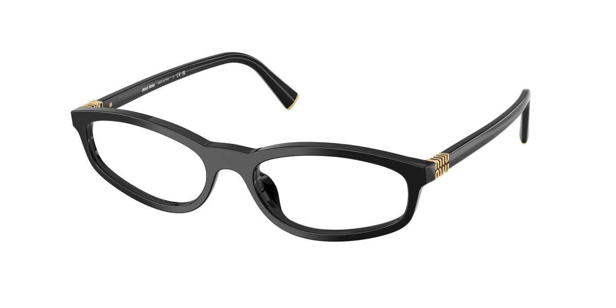 Miu Miu MU 01ZVF Black Eyeglasses