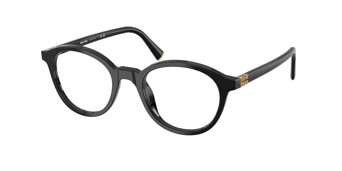 Miu Miu MU 02WV Black Eyeglasses
