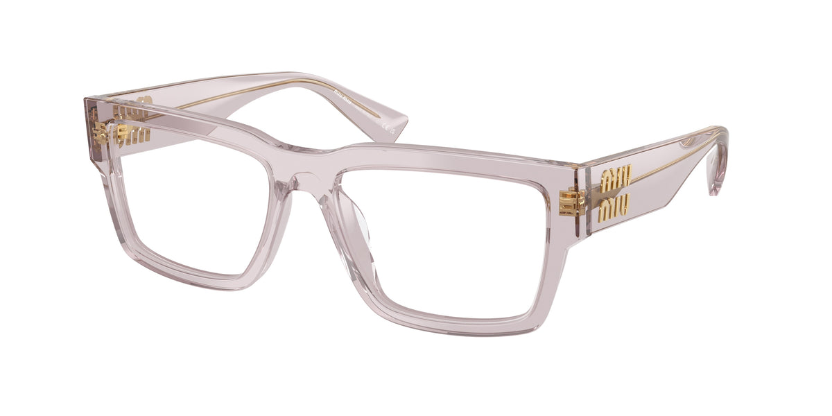 Miu Miu MU 02XV Trasparent Mauve Eyeglasses