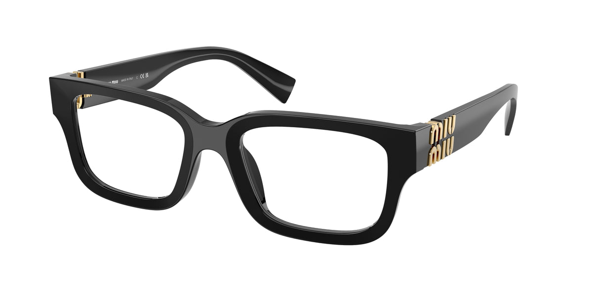 Miu Miu MU 02YVF Black Eyeglasses
