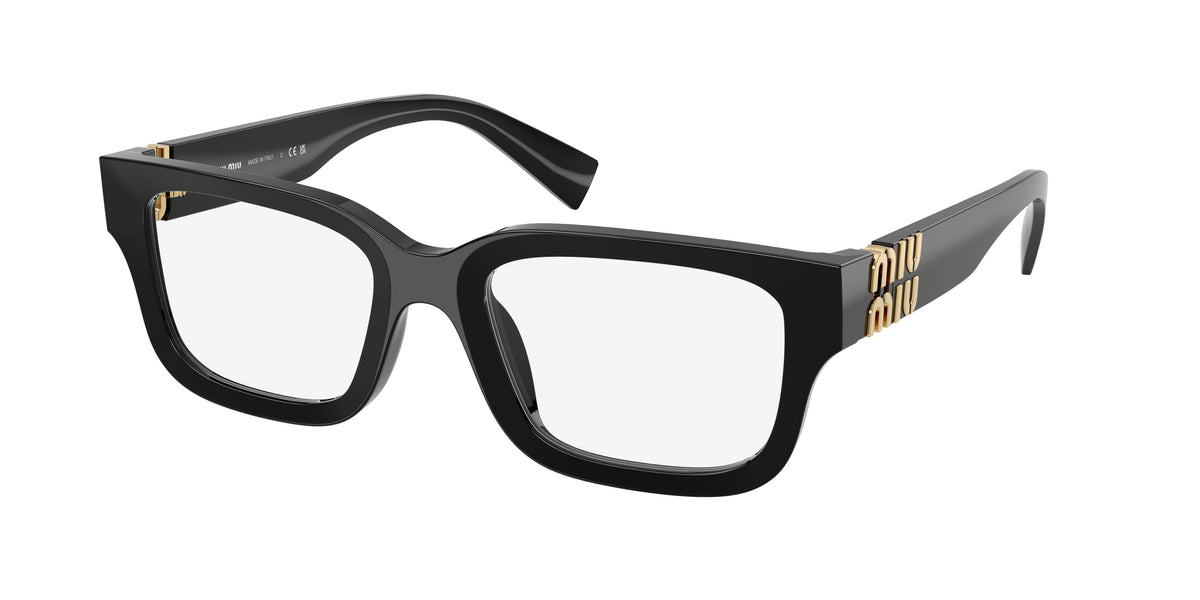 Miu Miu MU 02YV Black Eyeglasses