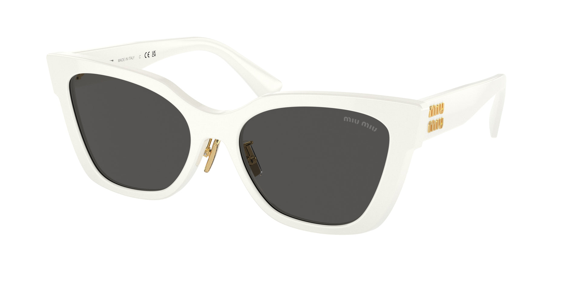 Miu Miu MU 02ZS White Sunglasses