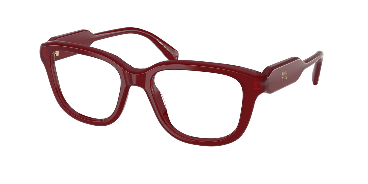 Miu Miu MU 02ZV Opal Red Eyeglasses