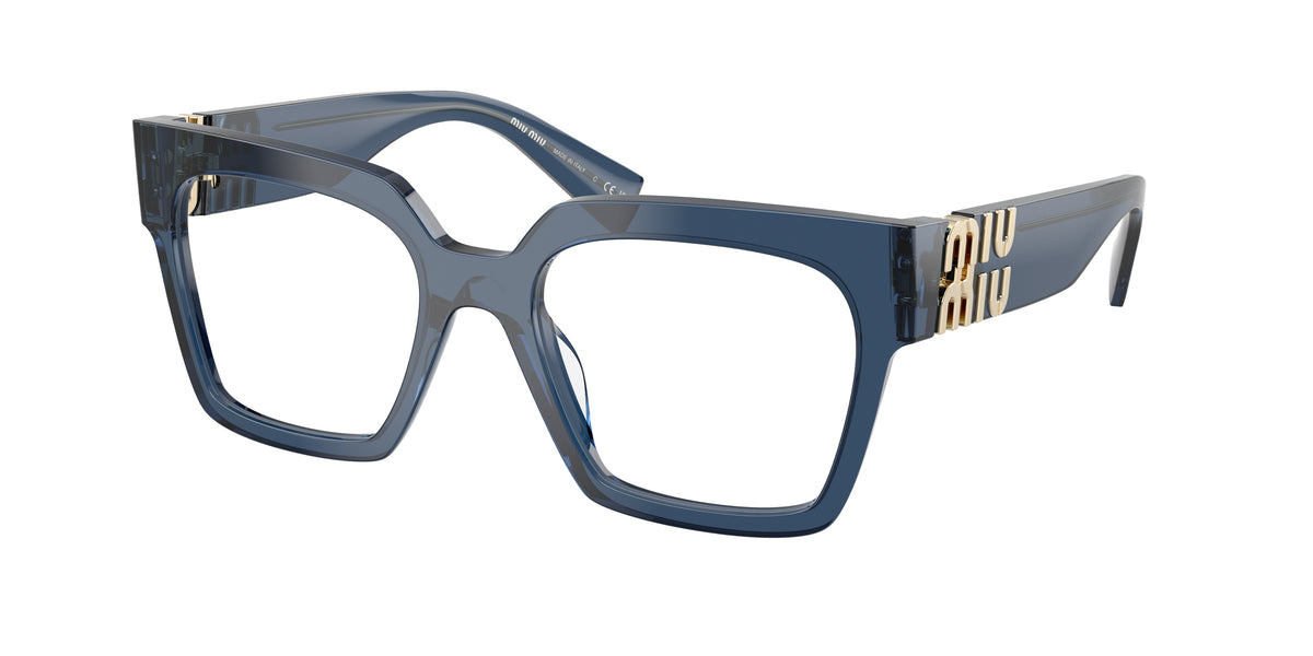 Miu Miu MU 04UV Blue Transparent Eyeglasses