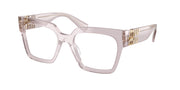 Miu Miu MU 04UV Transparent Mauve Eyeglasses