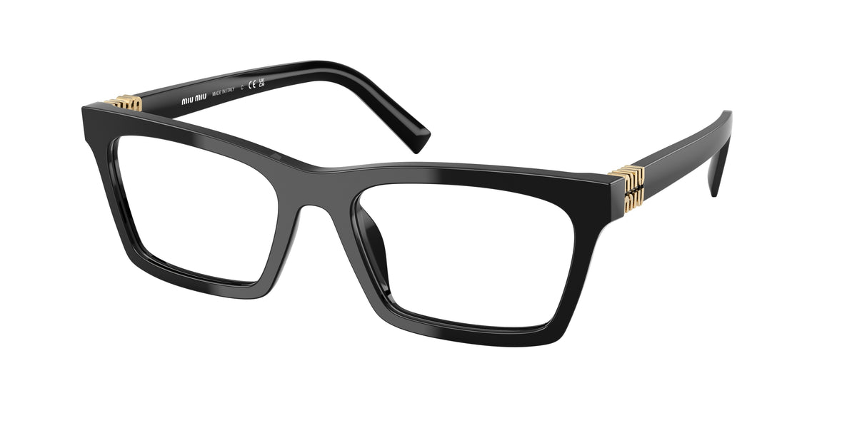 Miu Miu MU 04WV Black Eyeglasses