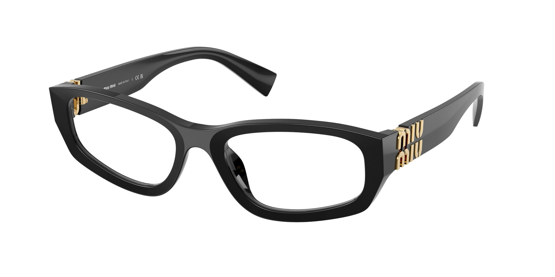 Miu Miu MU 04YV Black Eyeglasses