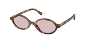 Miu Miu MU 04ZS Honey Havana Sunglasses