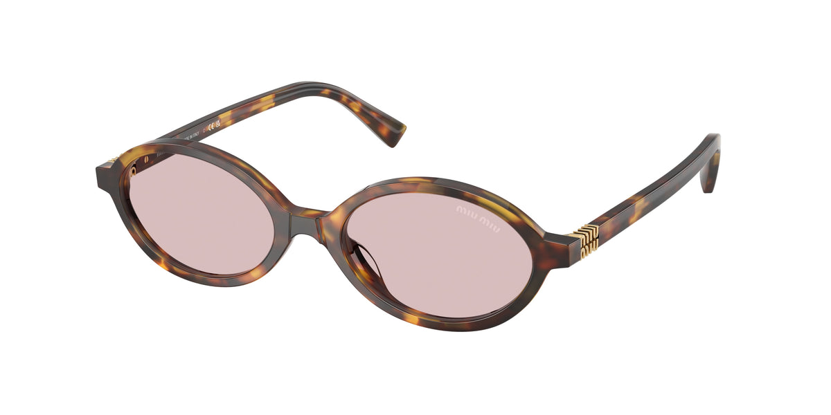 Miu Miu MU 04ZS Honey Havana Sunglasses
