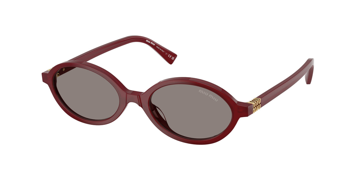 Miu Miu MU 04ZS Opaline Bordeaux Sunglasses