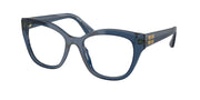 Miu Miu MU 05XV Blue Transparent Eyeglasses