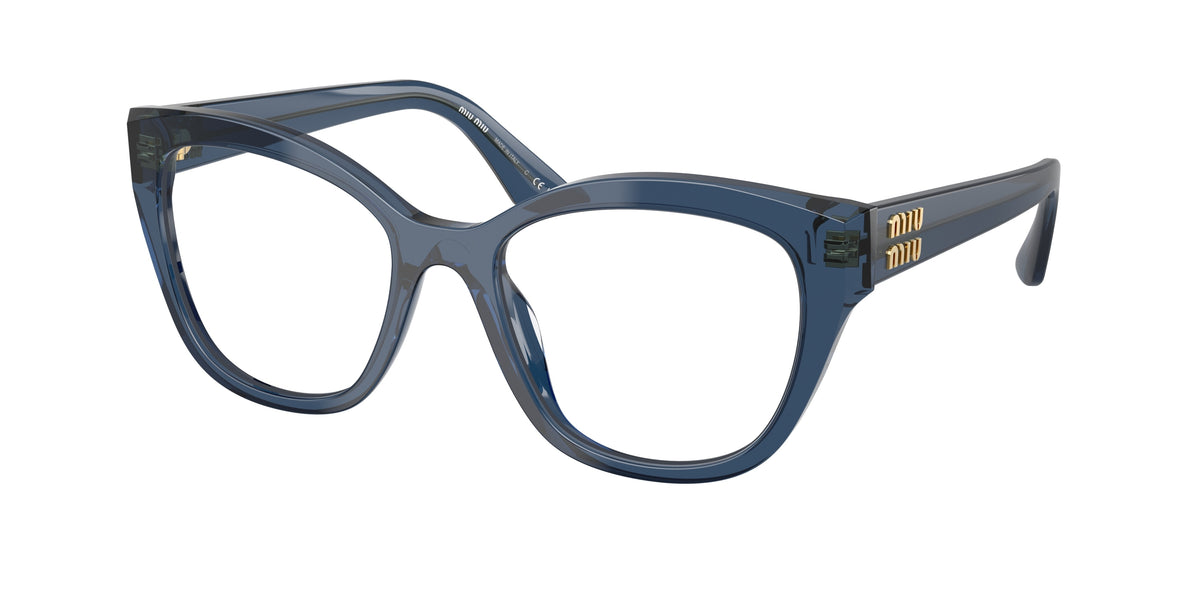 Miu Miu MU 05XV Blue Transparent Eyeglasses