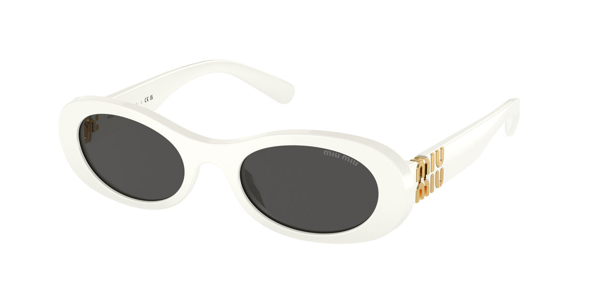 Miu Miu MU 06ZS White Ivory Sunglasses