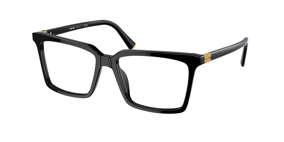 Miu Miu MU 08XVF Black Eyeglasses