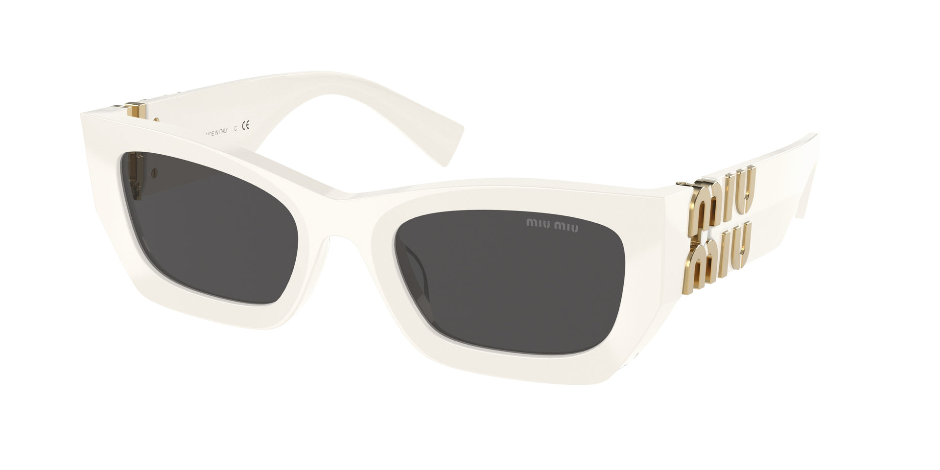 Miu Miu MU 09WS White Sunglasses