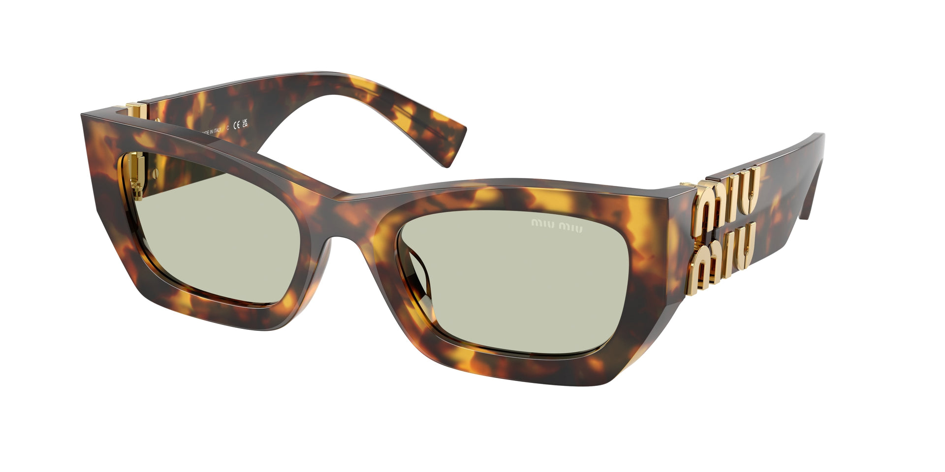 Miu Miu MU 09WS Honey Havana Sunglasses