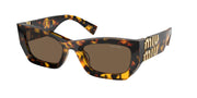 Miu Miu MU 09WS Honey Havana Sunglasses