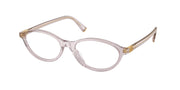 Miu Miu MU 09XVF Trasparent Mauve Eyeglasses