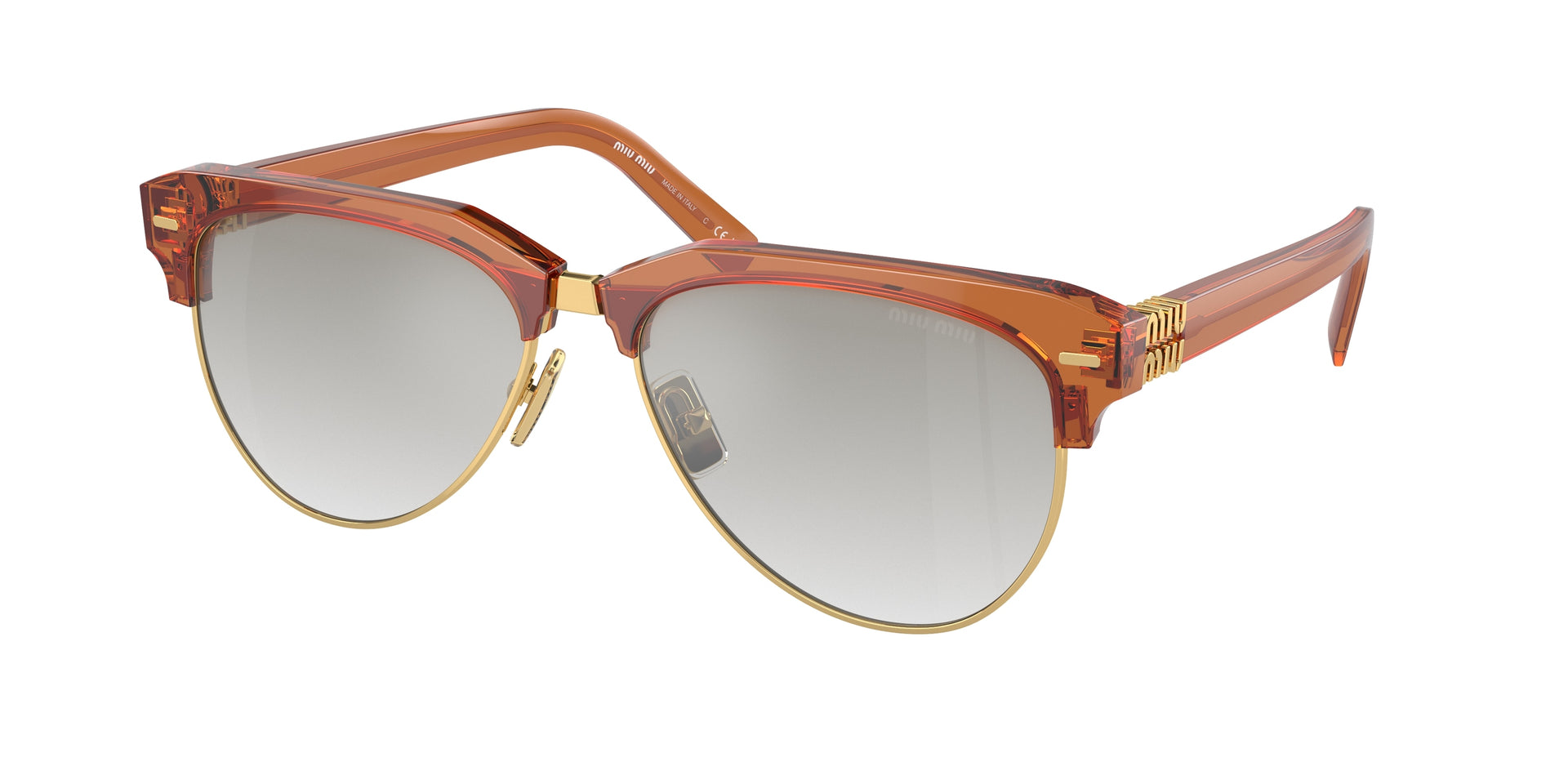 Miu Miu MU 09ZS Caramel Sunglasses