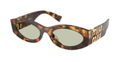 Miu Miu MU 11WS Honey Havana Sunglasses