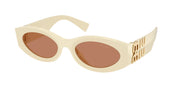 Miu Miu MU 11WS Milk Sunglasses