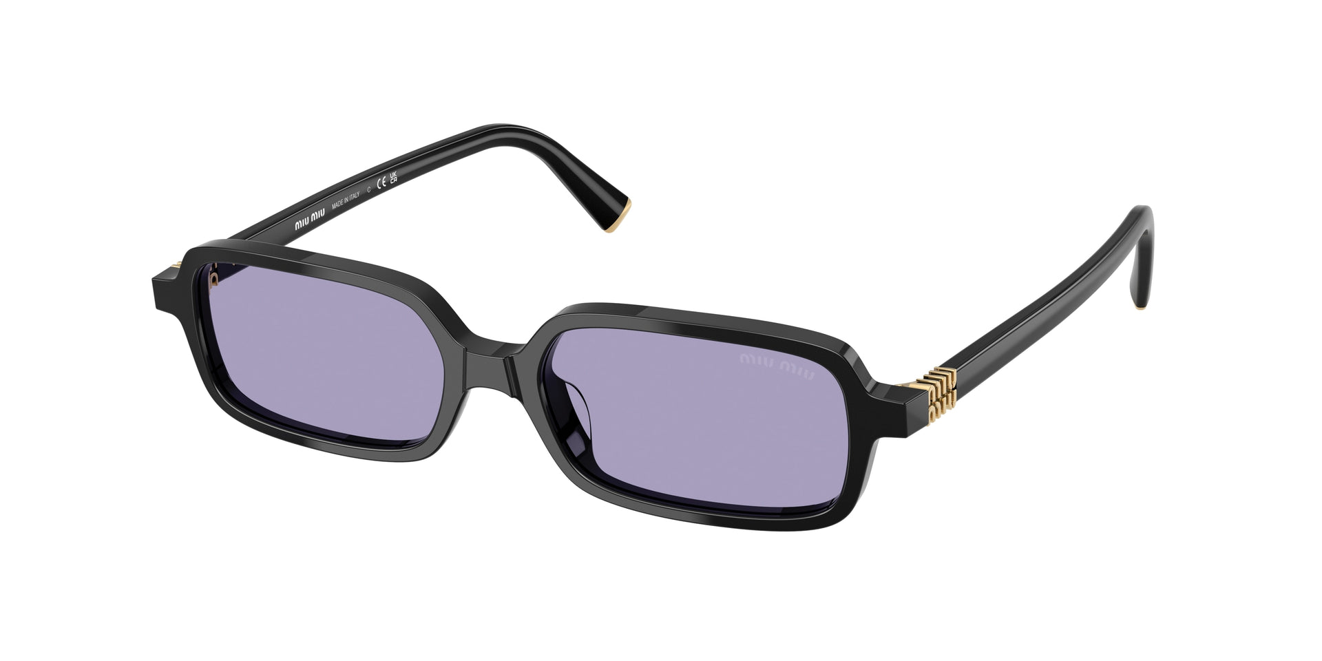 Miu Miu MU 11ZSF Black Sunglasses