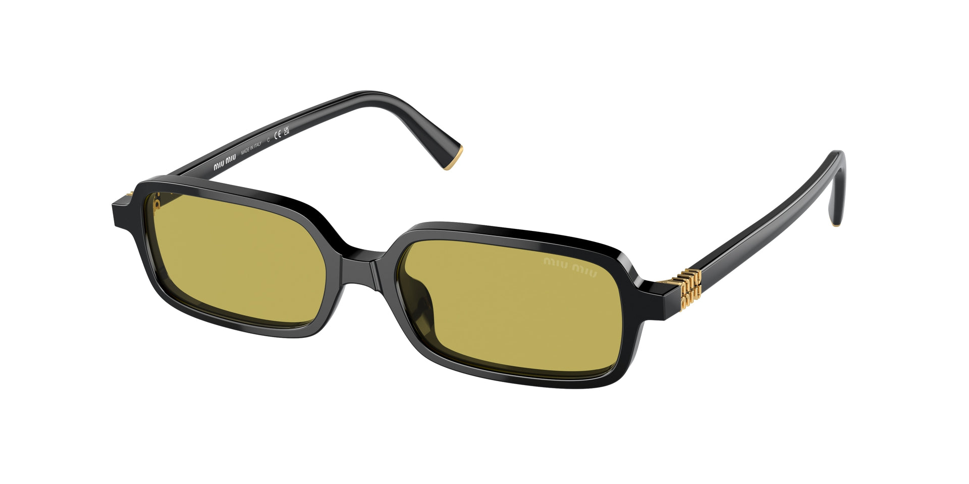 Miu Miu MU 11ZSF Black Sunglasses