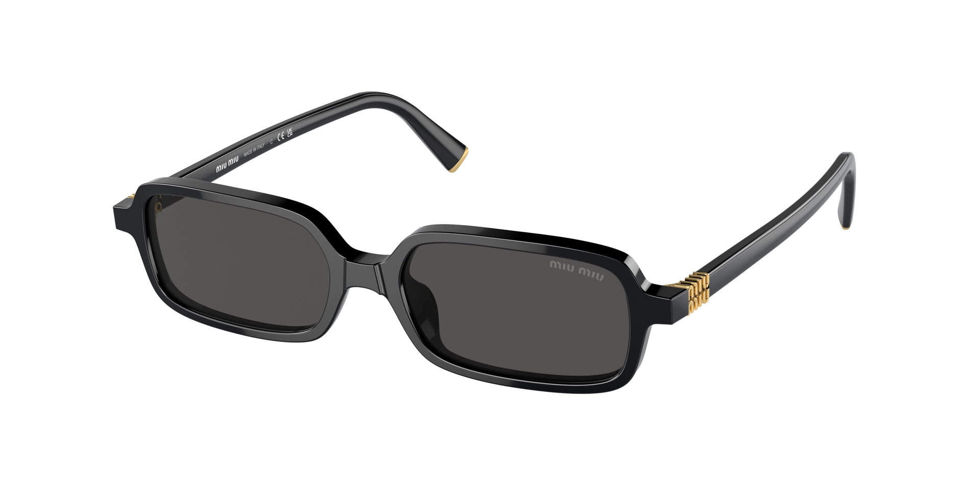 Miu Miu MU 11ZSF Black Sunglasses