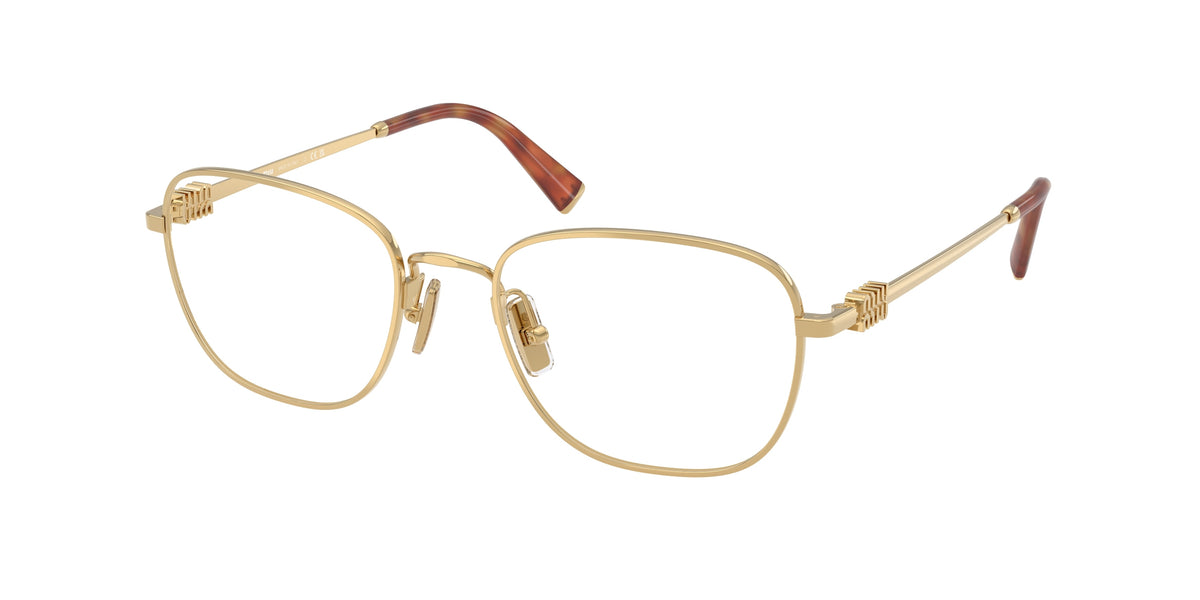 Miu Miu MU 50WV Gold Eyeglasses