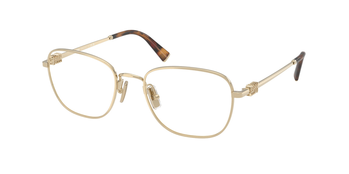 Miu Miu MU 50WV Pale Gold Eyeglasses