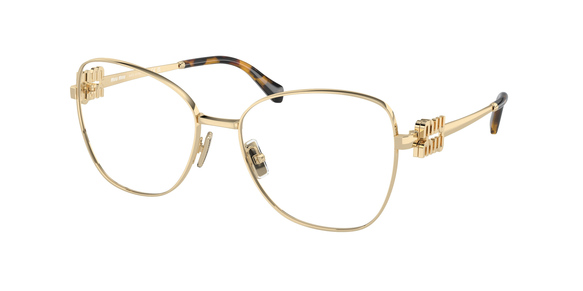 Miu Miu MU 50XV Pale Gold Eyeglasses
