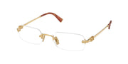 Miu Miu MU 50YV Gold Eyeglasses