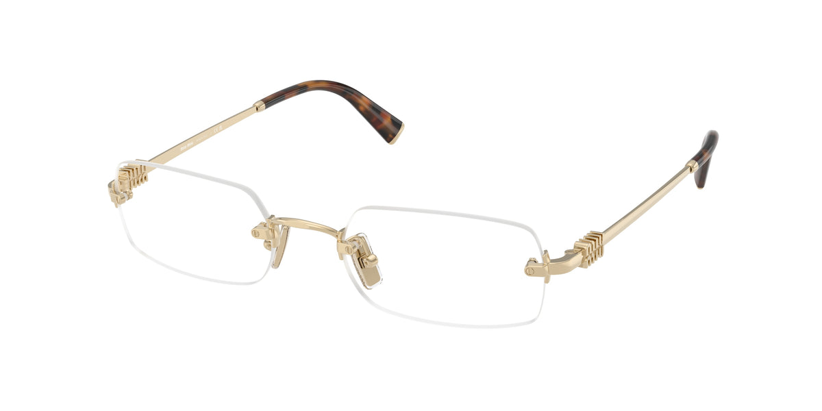 Miu Miu MU 50YV Pale Gold Eyeglasses