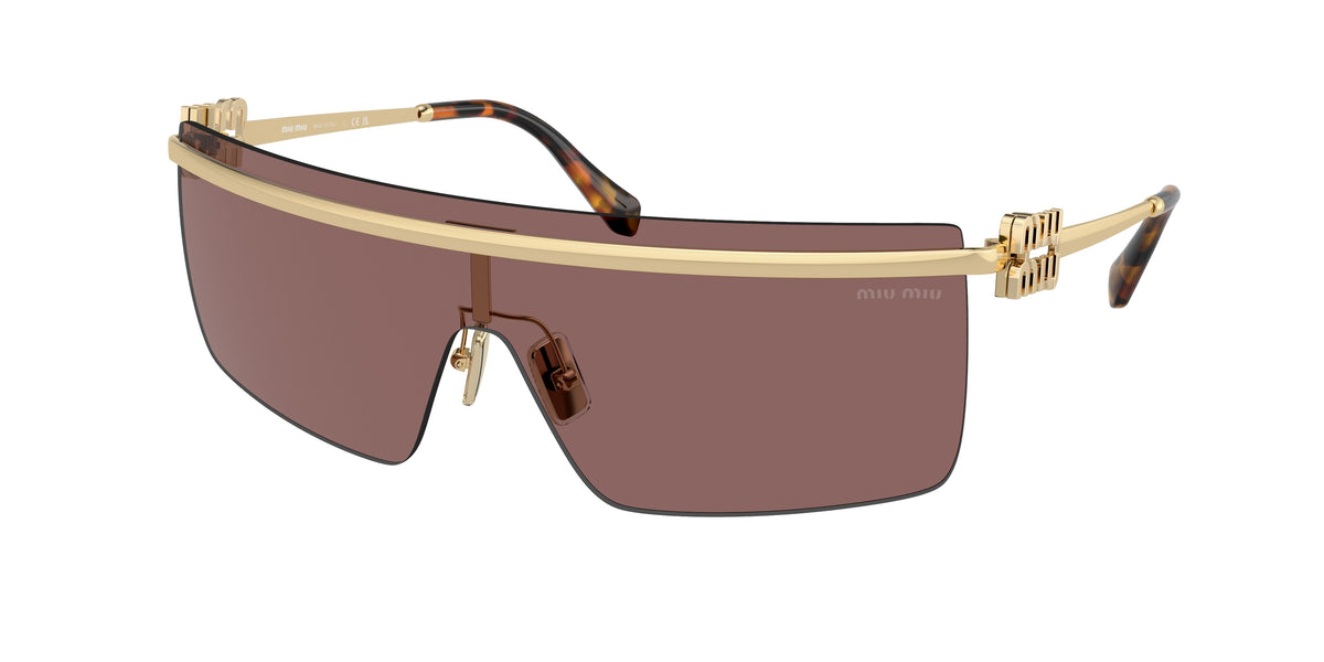 Miu Miu MU 50ZS Pale Gold Sunglasses