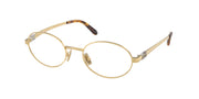 Miu Miu MU 50ZV Gold Eyeglasses