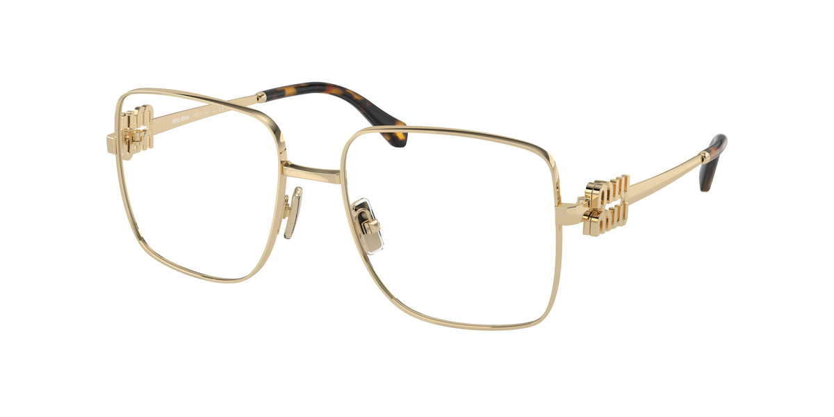 Miu Miu MU 51XV Pale Gold Eyeglasses