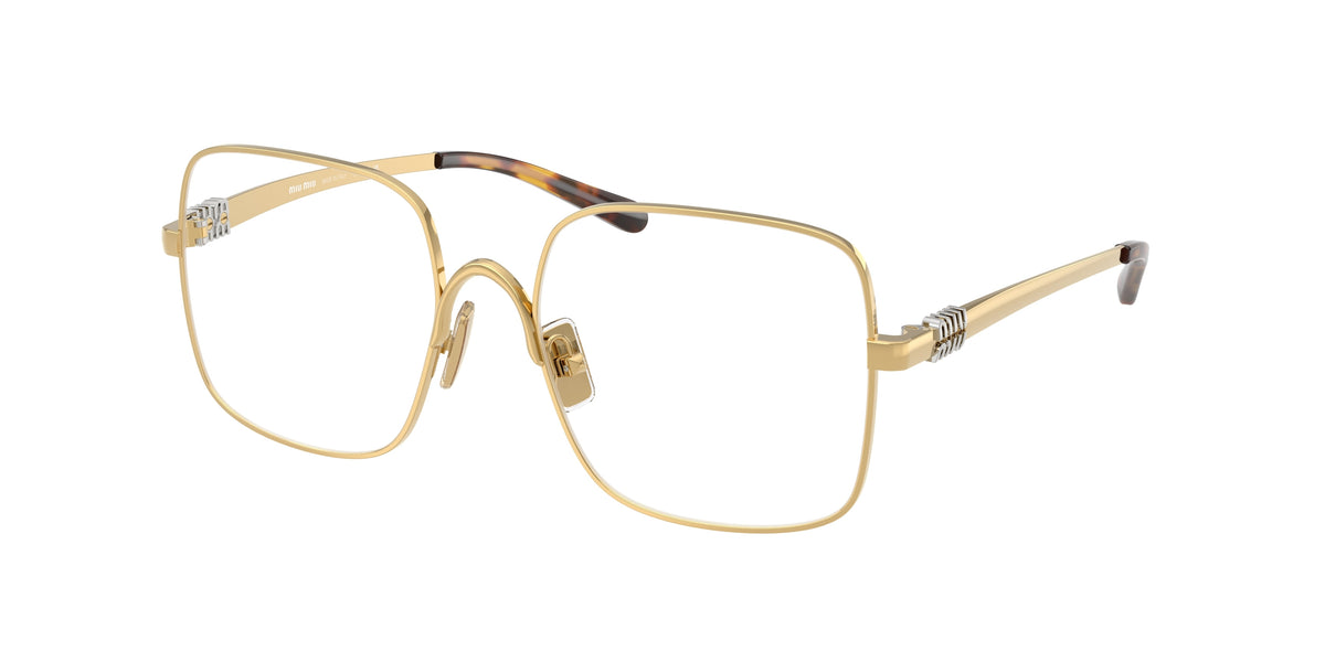 Miu Miu MU 51YV Gold Eyeglasses
