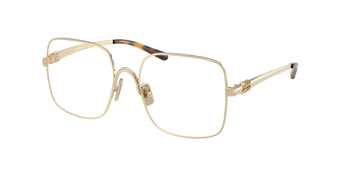 Miu Miu MU 51YV Pale Gold Eyeglasses