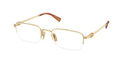 Miu Miu MU 52WV Gold Eyeglasses