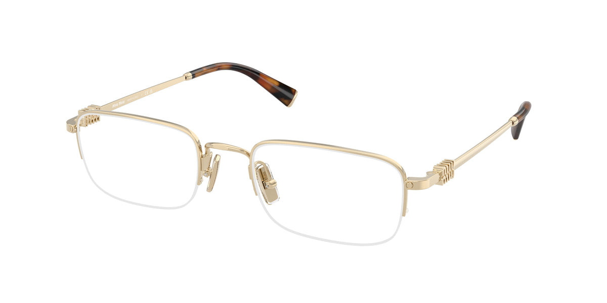 Miu Miu MU 52WV Pale Gold Eyeglasses