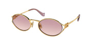 Miu Miu MU 52YS Gold Sunglasses