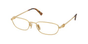 Miu Miu MU 52ZV Gold Eyeglasses