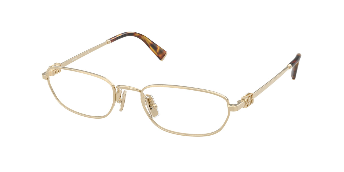 Miu Miu MU 52ZV Pale Gold Eyeglasses