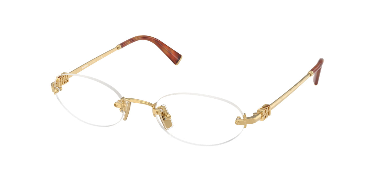 Miu Miu MU 53WV Gold Eyeglasses